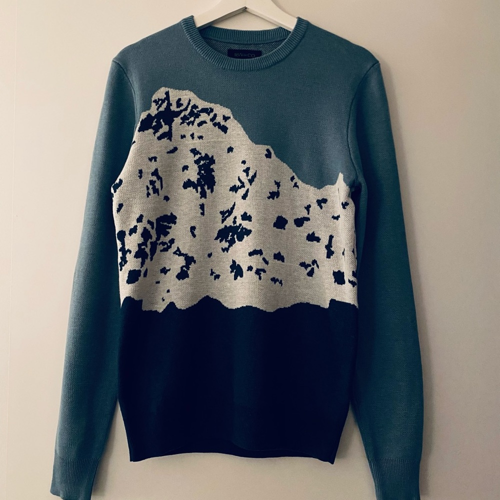 RW & Co. Crewneck Sweater (blue mountain, XS)